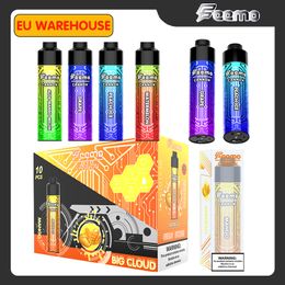 Origin Feemo Cannon Disposable Vape Pen E cig puff 12000 10000 18ML prefilled big cloud Puff 10K vapes type-c cable charge with 0.5ohm rechargeable