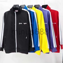 Mens Jackets Mens Palms Angel Pa Casual for Men and Women with Letterstrendy Match Anything Simple Striped Running Coats 6001 Angels Www2f7k97ftemw0RI5