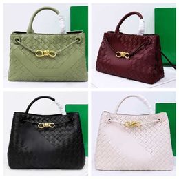 BottegVenets Andiamos Bag Genuine Leather 10a Woven Fashion Luxury bag weave Shoulder handbags High quality Underarm bag Large Crossbody bag Casual Commuter