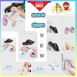 Designer Casual Platform High rise thick PVC slippers man Woman Light weight Fashion French style Leather soft soles sandals Flat Summer Beach Slipper