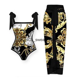 Women's Swimwear 2023 High Quality Double-sided Printed Push Up Women Bikini Set Strappy Bandage Brazilian Biquini Bathing SuitH24220