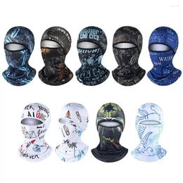Berets Breathable Summer Sun Protection Hiking Scarves Bicycle Hat Face Hood Cover Cooling Neck Cycling Balaclava Full Cap
