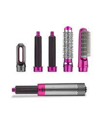 Air Styler 5 In1 Electric Blow Dryer Comb Curling Wand Detachable Brush Kit Negative Ion Hair Curler Straightener Ecelp9320759