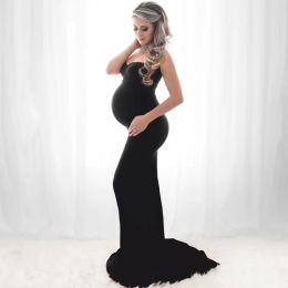Dresses Maternity Dresses for Photo Shoot Pregnants Elegant Sexy Photography Props Off Shoulders Lace Long Pregnancy Women Clothing