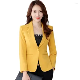 Women's Suits Casual Blazer Spring Coat Work Office Fashion Pocket Long Sleeve Slim Fit Candy Color Heavy Tops Set