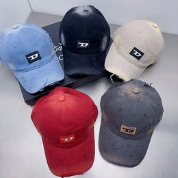 Caps Spring Summer Outdoor Shade Letter Cloth Hat Men's Torn Edge Fashion Brand Made Old Ball Cap