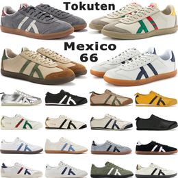 designer Tiger Mexico 66 Running Shoes Tokuten mens Low Tops Triple Black White Pure Gold Kill Bill Women Sports Trainers size 4-11