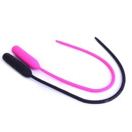 45cm Vibrating Penis Plug Urethral Vibrator Male Masturbator Silicone Urethral Sounds Catheter Dilators Sex Toys 8979307