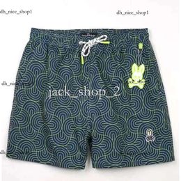 Psychological Bunny Shorts Designer Mens Shorts Beach Pants Skull Rabbit Flower Pants European and American Surfing Shorts Quick Drying Home Shorts Asian Size 336