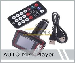 1Set 18quot LCD Car MP4 MP3 Player Wireless FM Transmitter SDMMC card slot Infrared Remote Multilanguages 2674976