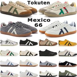 Original Tiger Mexico 66 Running Shoes Tokuten mens New Style of Triple Black White Pure Gold Kill Bill Women Sports Trainers size 4-11