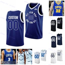 Sasa Ciani Trey Green Jersey Custom Ed Mens Youth 8 Quincy Olivari 11 Reid Ducharme 15 Kachi Nzeh 17 Lazar Dokovic Xavier Musketeers Basketball Jerseys