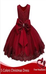 Toddler Girl Christmas Dress For Red Tutu Dress Baby Girl 1 Year Birthday Dresses Toddler Christening Gown CX2006031489498