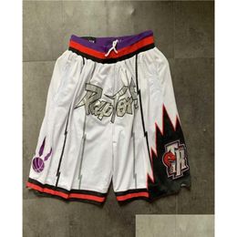 Men'S Shorts Toronto039039Raptors039039Men Throwback Basketball Pocketav8H1966207 Drop Delivery Apparel Mens Clothing Dhea5