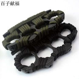 Enhanced Extra Evil Large Spirit Entangled With Plus Version Fist Konstantin Thick Tiger Martial Arts Hand Buckle Rope Four Finger Ring Binding 8144