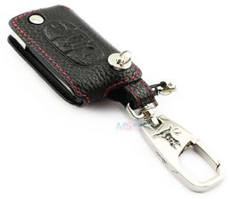 Genuine Leather Car Key case for Citroen 3 buttons C4 Picasso C5 CQuatre C6 CTriumph key cover keyring auto accessories ADDAN2379605928