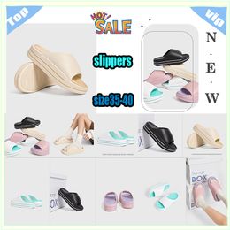 Women Sandal Designer Slippers Floral Leather Flats Sandal Luxury Brand Heel Woody Mules Shoes Lady sandals Summer Beach Size 36-40