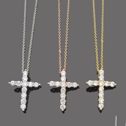 Chains Lock Pendant Necklaces Designer Heart Necklace Bracelet Fashion For Man Woman Gold Sier Chain Letter Designers Brand Jewellery Dhdhv