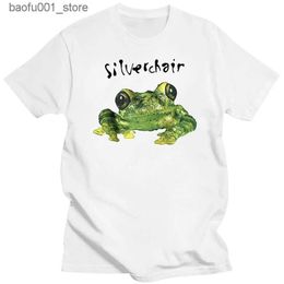 Men's T-Shirts Vintage T-Shirt SILVERCHAIR FROGSTOMP Tour 1996 Grunge Rock 90s BAND Reprint Q240220