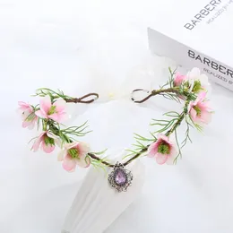 Hair Clips Summer Vacation Floral Headband Wedding Party Flower Hairband Musical Festival Women Lady Decorations