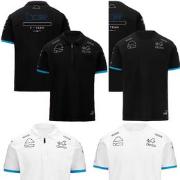 F1 Team 2024 T-shirt Formula 1 New Season Racing Suit Polo Shirt T-shirt Driver Fans Jersey Tops Summer Men's Black T-shirt Plus Size