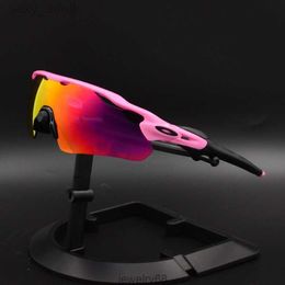 Luxury Oakleies Mens Sun glasses Cycle Sports Sunglasses Designer Womens Riding Outdoor Cycling Polarised MTB Bike Goggles D2FS