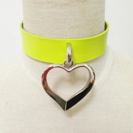 Torques Women new sexy punk Choker Necklace belt Handmade leather Collar Stud rivet hot Rock Goth sweet heart Torques