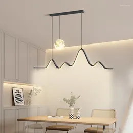 Chandeliers LED Modern Bright Indoor Home Luxury Decor Hanging Lamps Dinning Study Living Romm Bedroom Cloakroom Long Rope Light