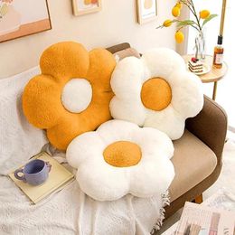 Pillow INS Sofa S Flower Throw Ultra Soft Stuffed Office Chair Bedroom Floor Pad Living Room YearDecor