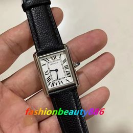 U1 Top Mens Womens Diamond Bezel Watches hot New Tank Series Top Fashion Casual 32mm 27mm 24mm Real Leather Quartz Montres Ultra Thin Lady Wristwatches