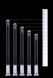 Diffused Glass Bong Downstem Replacement 18mm to 14mm Slitted Down Stem Diffuser Slider 3 inch6 inch for Beaker Straight Tube Wat4571828