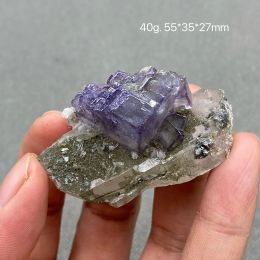 Pendants 100% Natural China Yao gang Xian Fluorite Crystal Rough Quartz