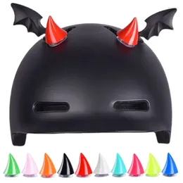 Motorcycle Helmets Helmet Devil Horns Wings Decoration Long Short Multi-color Stickers Horn Cycling Styling Accessories