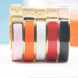 Gold bracelets womens men designer Jewellery stainless steel 19 Colour select high quality non fading unisex gift lovers bracelet silver bangle classics clic bracelet