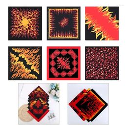 Scarves Unisex Hair Wrap Flames Headwraps Exquisite Head Kerchief Scarf For Vacation Wholesale