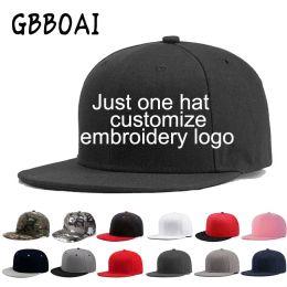Sets Custom Snapback Cap Team Embroidery Monogram Baseball Hat Personalised Men Women Gorras Planas Hip Hop Bone Aba Reta