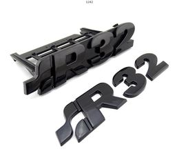 MK4 R32 Chrome Grill Badge R32 Logo Inscription Genuine New OEM for GOLF Part Car Emblem Metal3737731