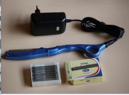 whole ultra vibrating Razor for hair cut hair beauty salon 10 pieces of super quality razor blades61658359802223