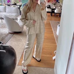 Women's Two Piece Pants 2024 Spring High-end Casual Nature Faicycore Young Full Sleeve Sweet Shirt Set Long Wide Leg Slim Women 2