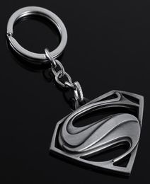 Whole Keychain Creative Gifts Superman Return Metal Keychain Car Advertising Key Ring Pendant 3 color6631054