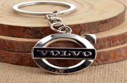 Wholesale 3D Metal Car Logo Emblem Key chain Ring key Holder For V40 V60 S60 LXC60 XC90 Fans Gift9978281