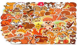 50Pcs Lot Cute Cartoon Anime Squirrel Sticker Pack For Kids Toys Laptops Water Bottle Phone Case DIY Skateboard Baby Scrapbooking 7583478