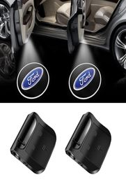 2Pcs LED Car Door Lamp Projector Light Welcome Logo Laser Automobile Ghost Shadow For Ford Kuga Fiesta EcoSport MK Mustang FOCUS4054605