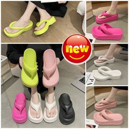 Slippers Fashion Designer Slides Sandals Trend Womans Foam Rubber Jelly Sandals Pool Flip Flops Sliders Loafers size 36-41 soft comfortable pink