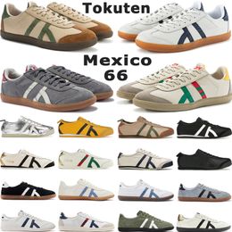 Casual Running Shoes Tiger Mexico 66 Tokuten Personality Triple Black Birch White Airy Green Kill Bill Birch Silver Women Sports Trainers size 4-11