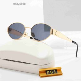 Designer Sunglasses for Woman Man Glasses Same As Lisa Triomphe Beach Street Photo Small Sunnies Metal Full Frame with Gift Box B296