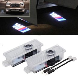 LED Car Door light For M E60 M5 E90 F10 X5 X3 X6 X1 GT E85 M3 Welcome door light Laser Shadow Ghost Projector9562377