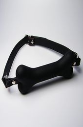 Top Quality Open Mouth Gag Ball Gag BDSM Leather Harness Gag Sex Toys Bondage Restraints SM Sex Products For Women Dog Slave Plug1170340