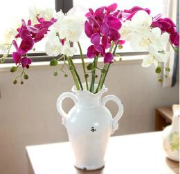 Orchid flower butterfly orchid artificial flower for home wedding decoration whole sale orchid ZZ