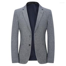 Men's Suits High Quality Blazer British Style Fashion High-end Simple And Elegant Business Casual Work Gentleman Slim Suit Jacket